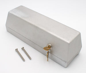 Locking Flagpole Cleat Cover Box - Cast Aluminum