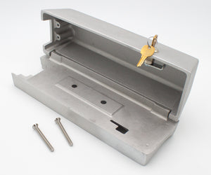 Locking Flagpole Cleat Cover Box - Cast Aluminum