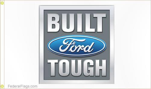 3x5 ft. Built Ford Tough Logo Flag