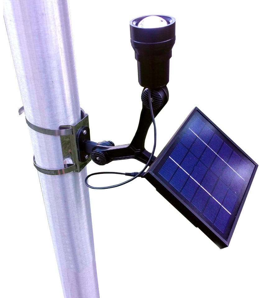 Solar Flagpole Light From Federal Flags